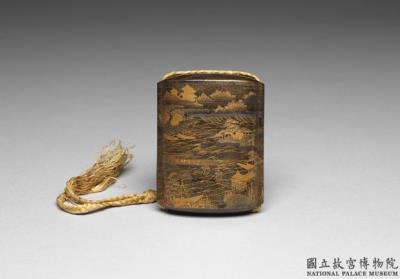 图片[2]-Lacquer inro with seascape decor, Ch’ing dynasty-China Archive